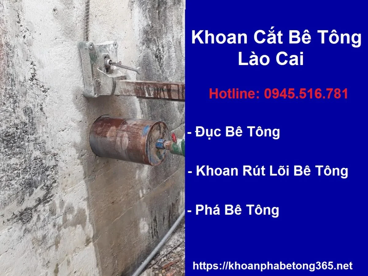 Khoan Cắt Bê Tông Tại Lào Cai