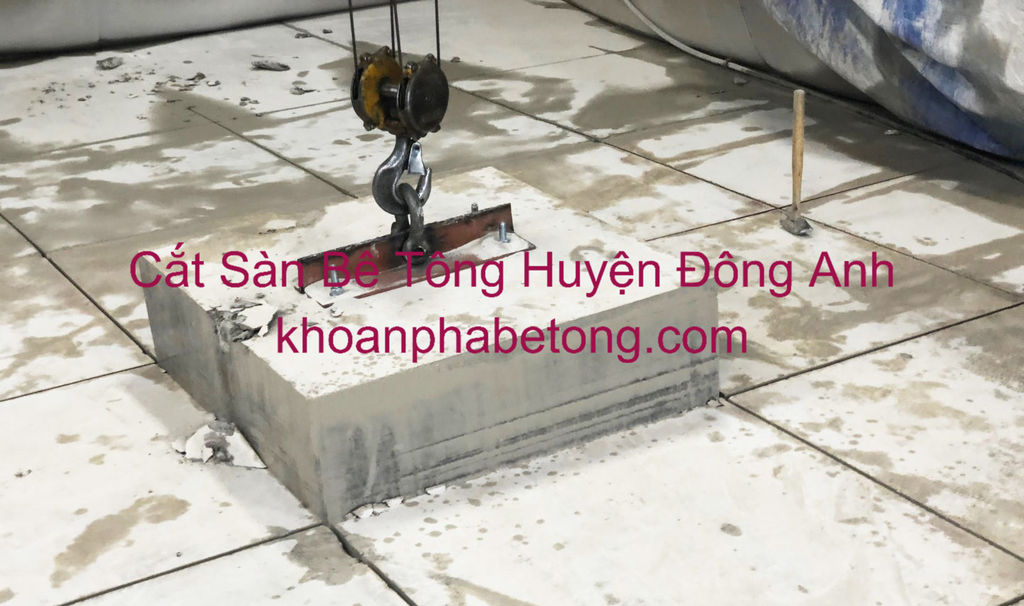 Cắt Sàn Bê Tông Đông Anh