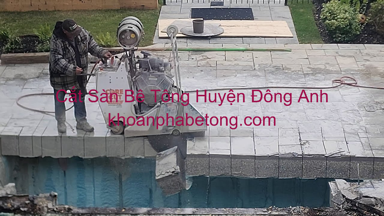 Cắt Sàn Bê Tông Tại Đông Anh