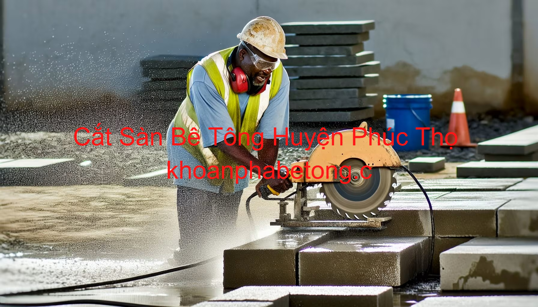 Cắt Sàn Bê Tông ở Phúc Thọ
