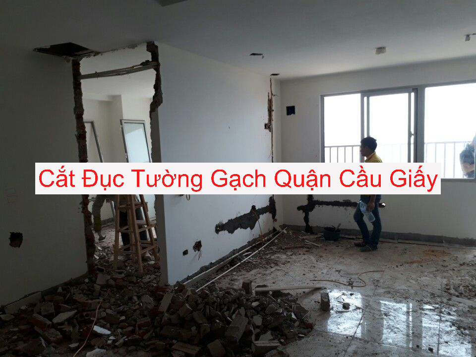 Cắt Đục Tường Gạch Tại Cầu giấy Cắt Đục Tường Gạch Tại Cầu giấy