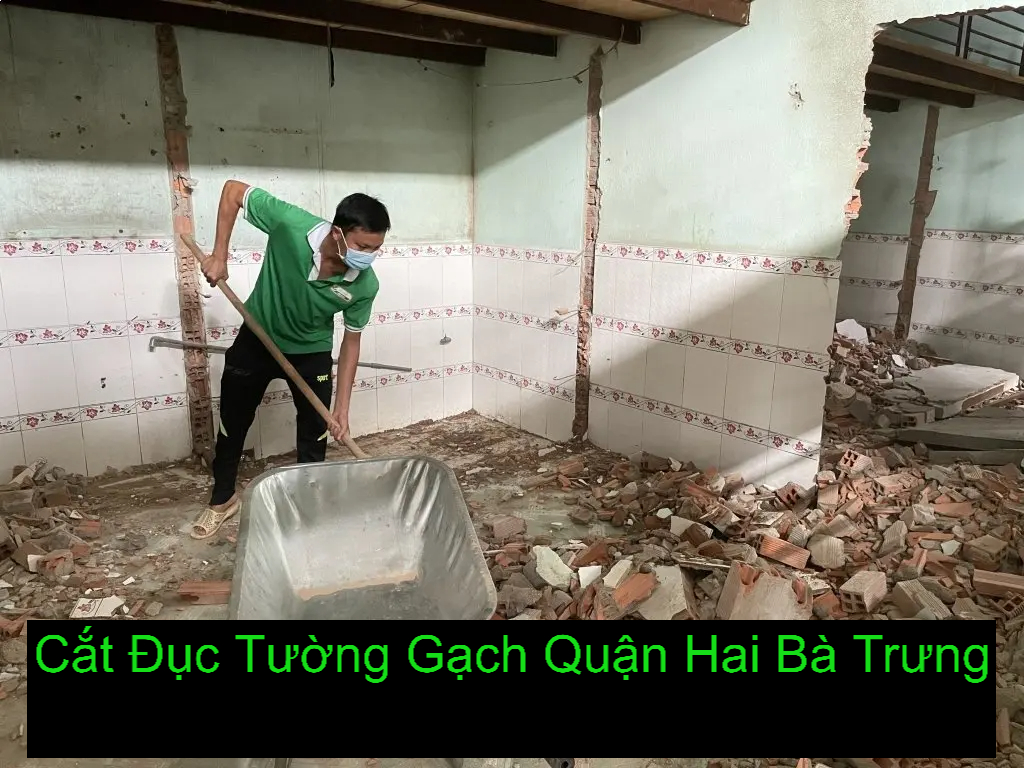 Cắt Đục Tường Gạch Tại Hai Bà Trưng