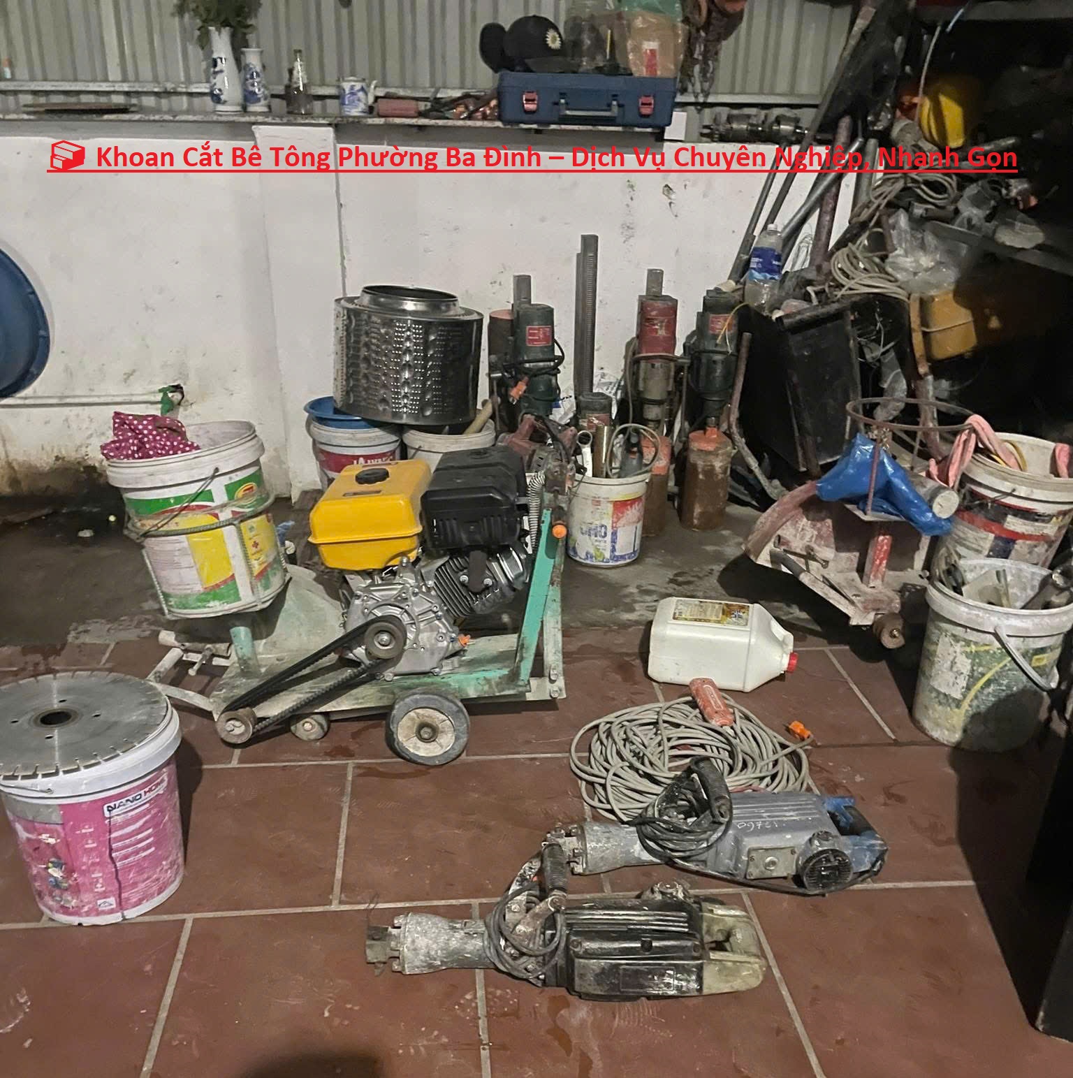 Khoan Cắt Bê Tông Tại Ba Đình