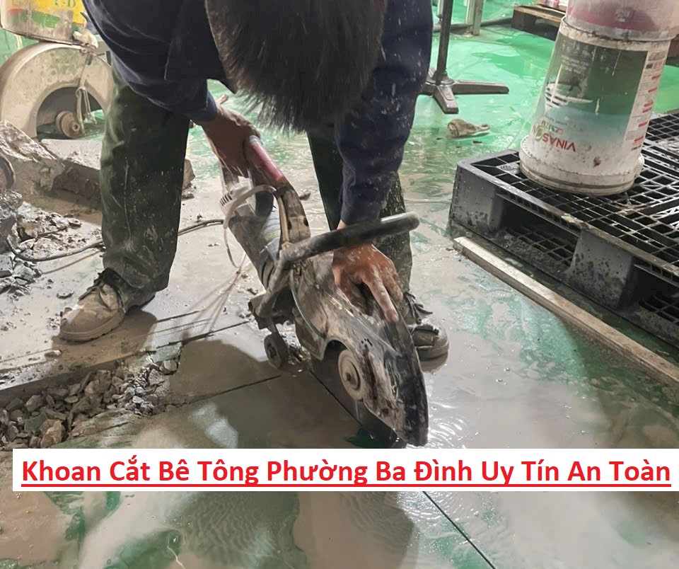 Khoan Cắt Bê Tông Tại Phường Ba Đình