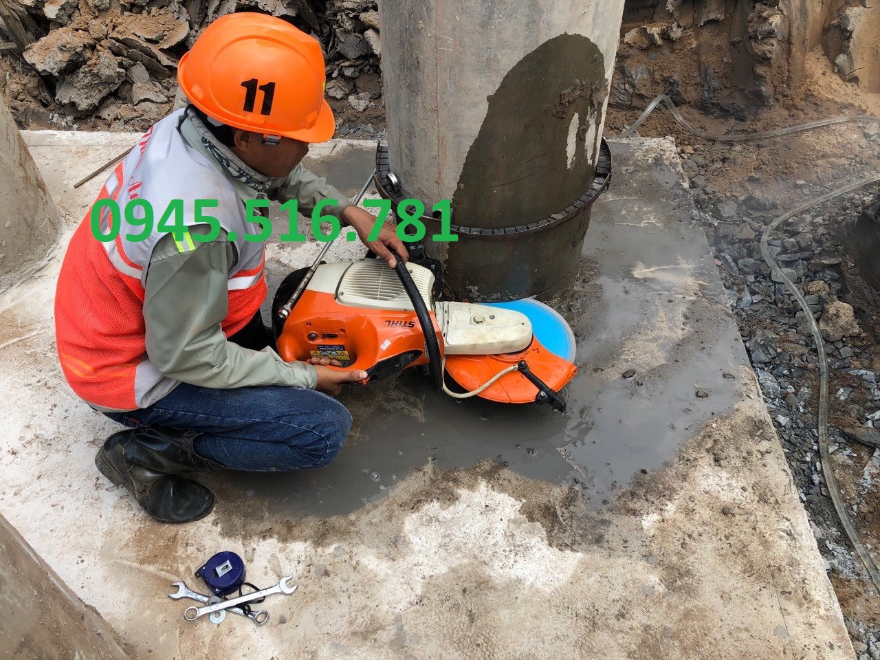 Cắt Cọc Bê Tông ở Hà Nội Uy Tín