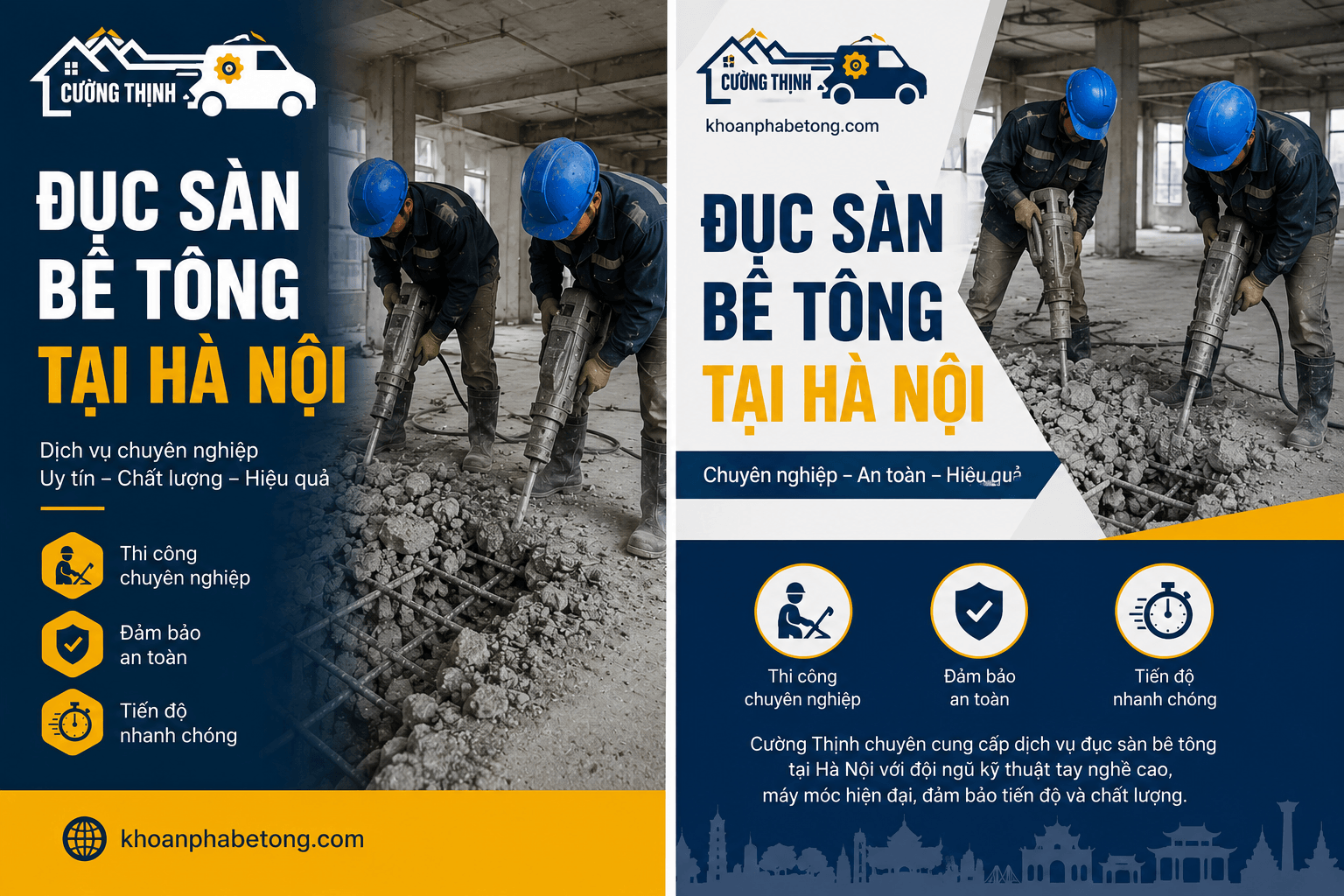 Đục Sàn Bê Tông Tại Hà Nội
