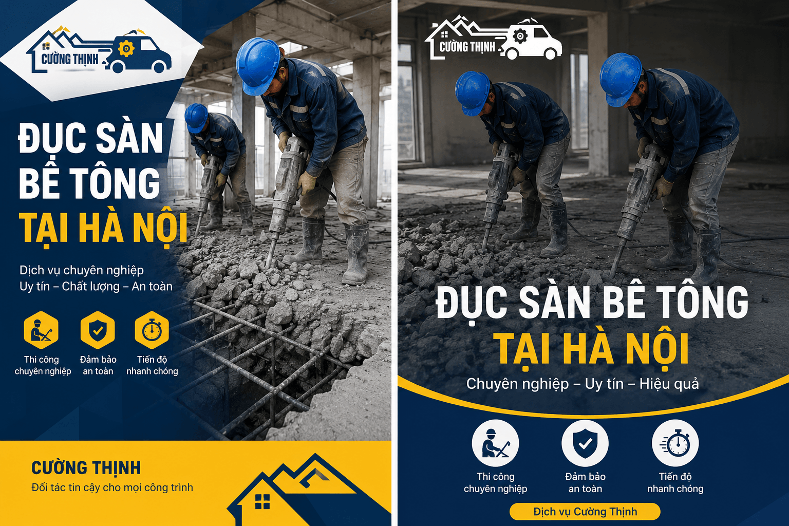 Đục Sàn Bê Tông ở Hà Nội