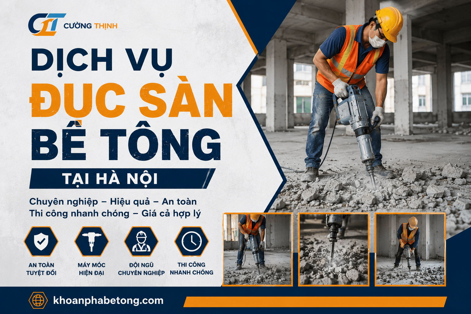 Khoan Cắt Bê Tông Cường Thịnh
