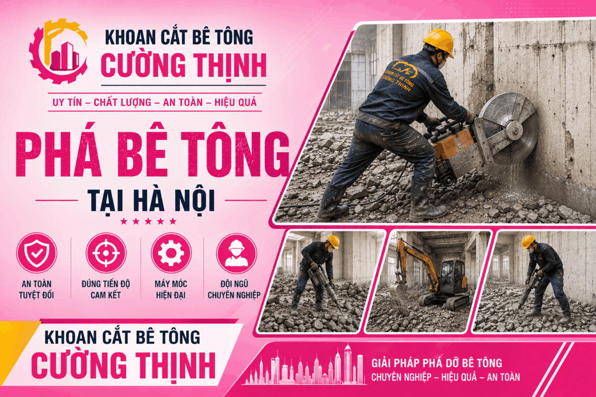Khoan Cắt Bê Tông Cường Thịnh