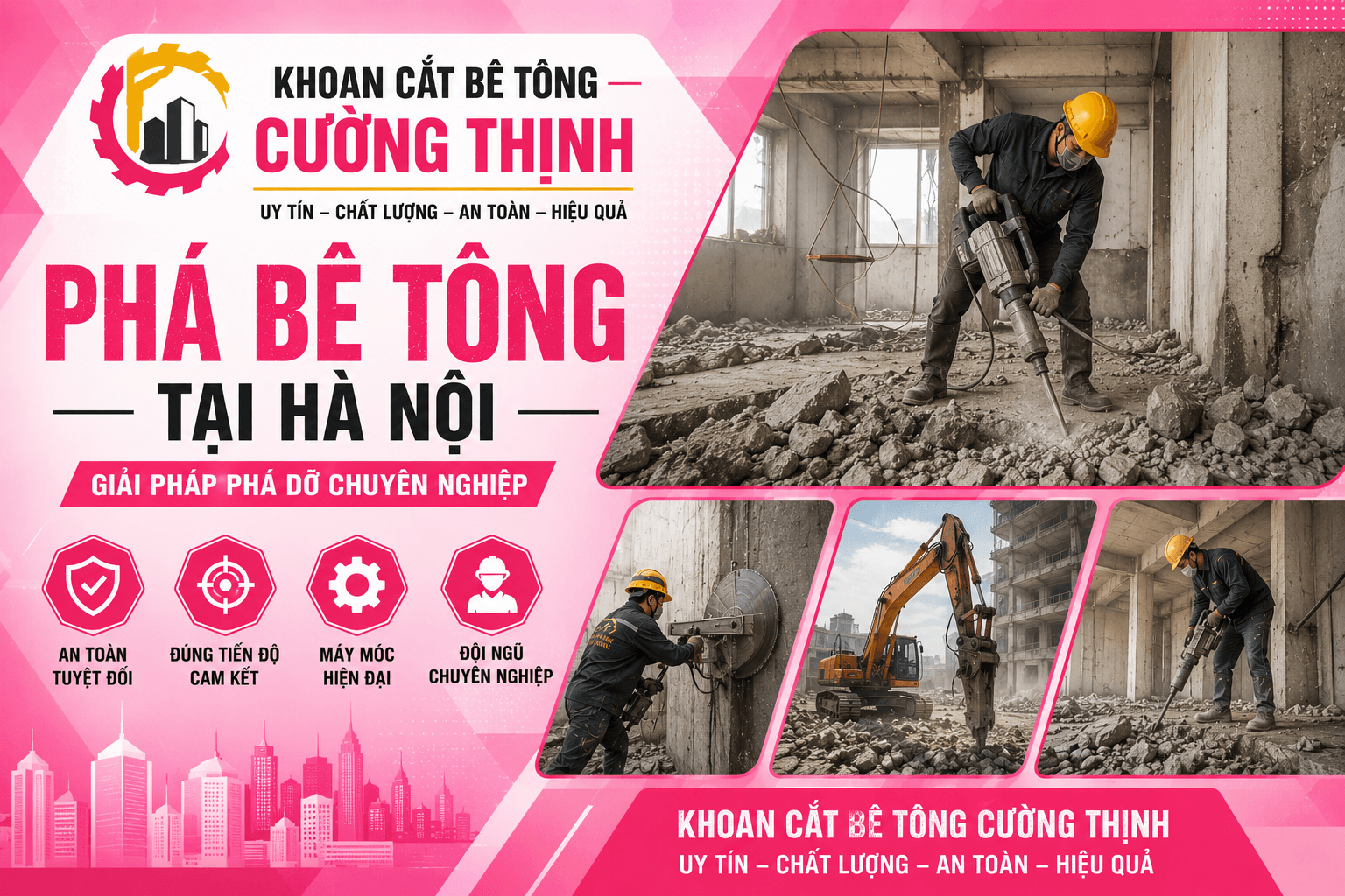 Phá Bê Tông Hà Nội giá rẻ