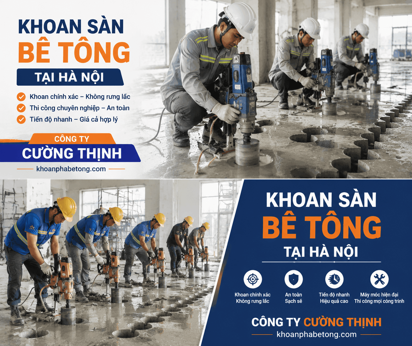 Khoan Sàn Bê Tông Tại Hà Nội Chuyên Nghiệp