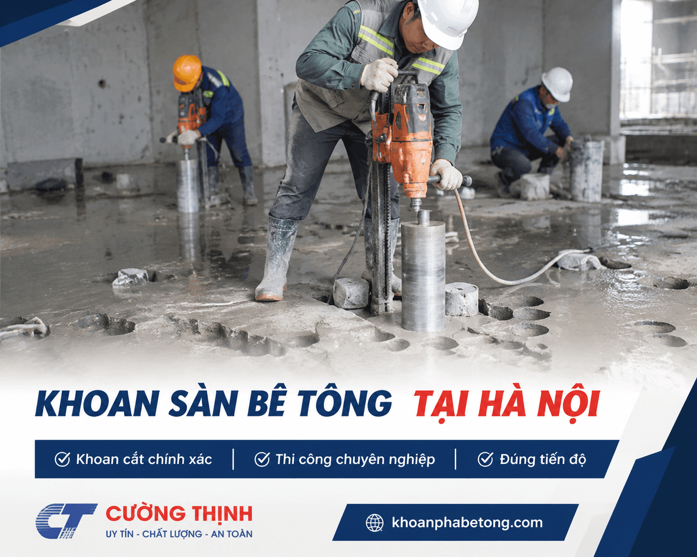 Khoan Sàn Bê Tông