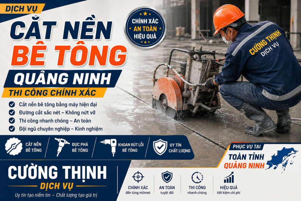 Khoan cắt bê tông Cường Thịnh